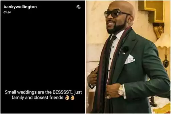 Banky W Shares Thoughts On What His Wedding Would Be Like, Says It Won’T Be Public In Any Way